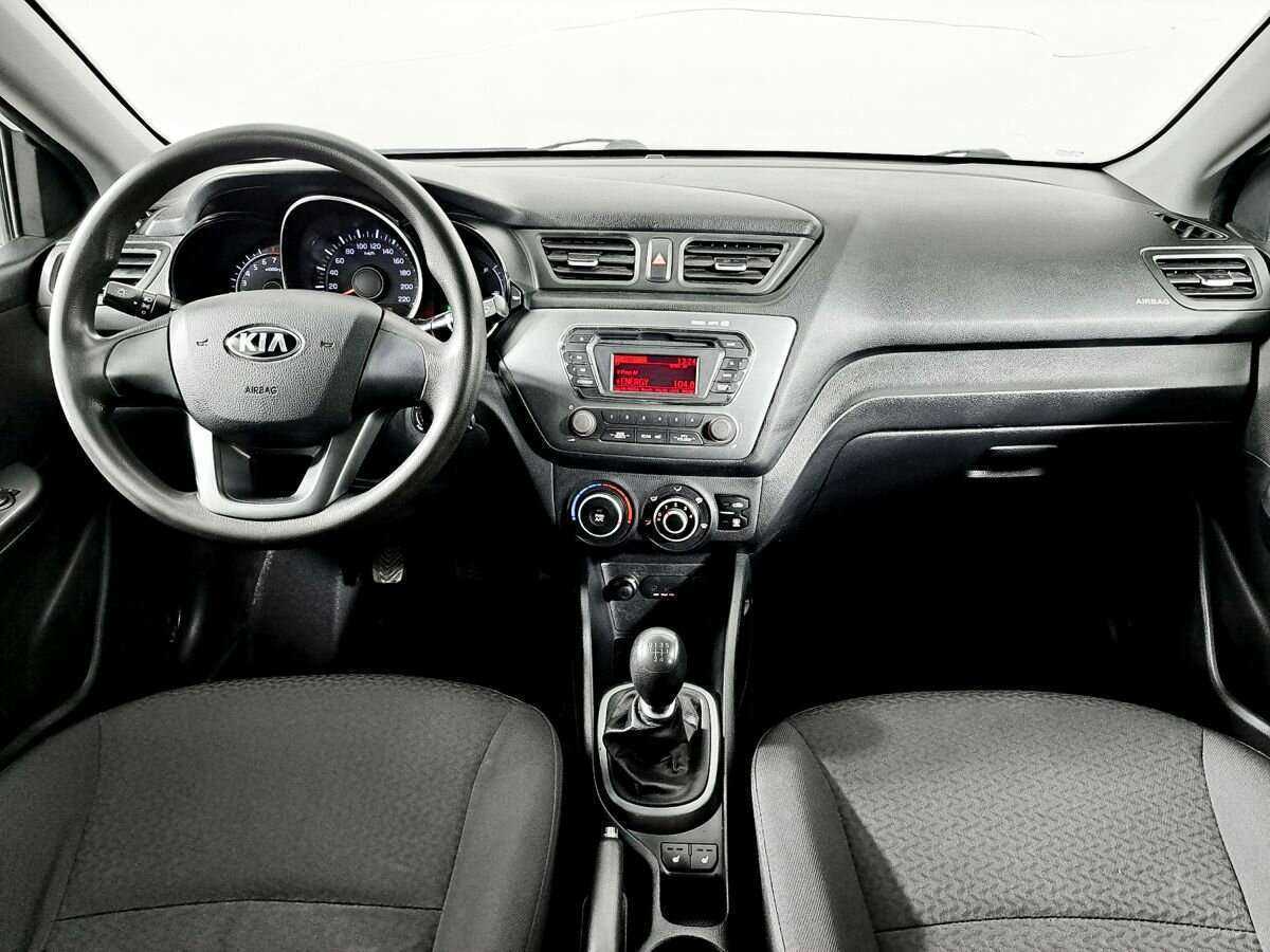 Kia Rio 5-speed, 2013 Фото №14